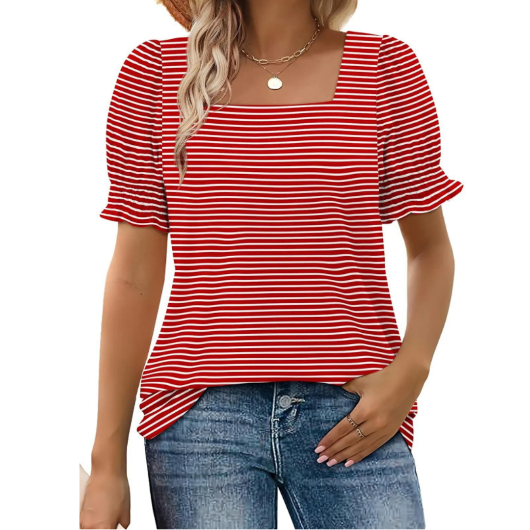 JOSEPHINE™ | Soft Ruffle Sleeve Top - Eliza-Warszawa