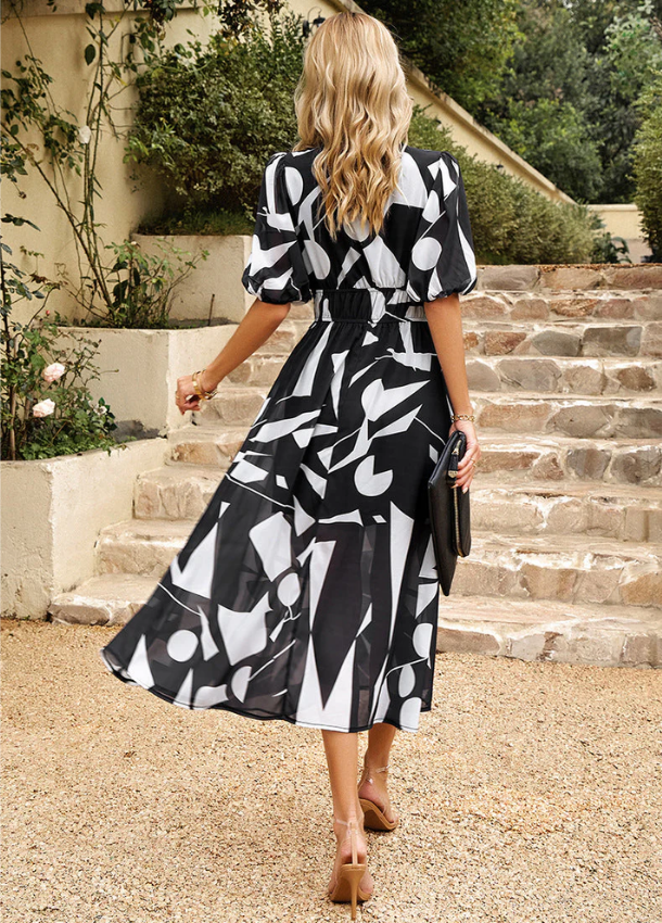 Jeannette™ | Floral Smocked Dress - Eliza-Warszawa