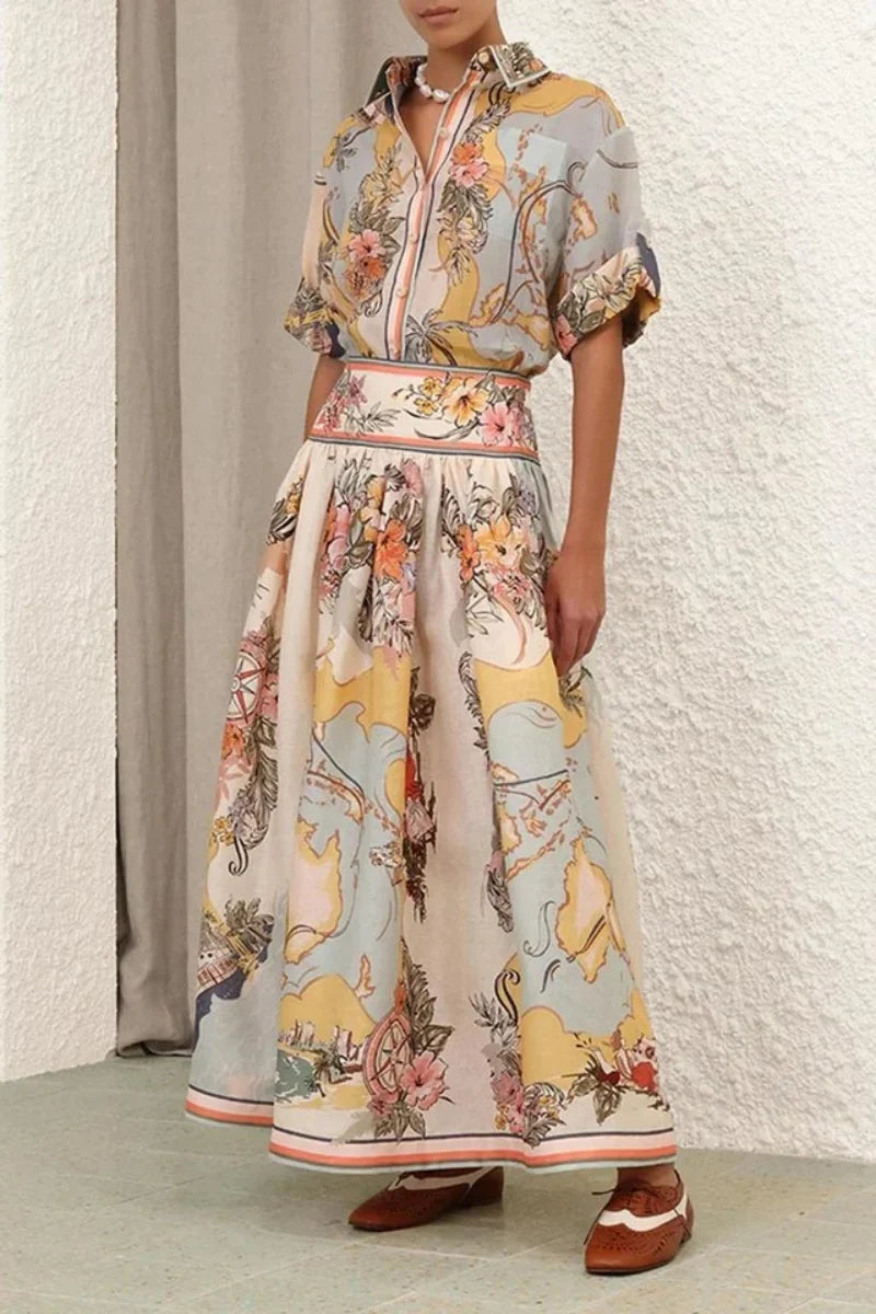 Jessica Midi Skirt - Eliza-Warszawa