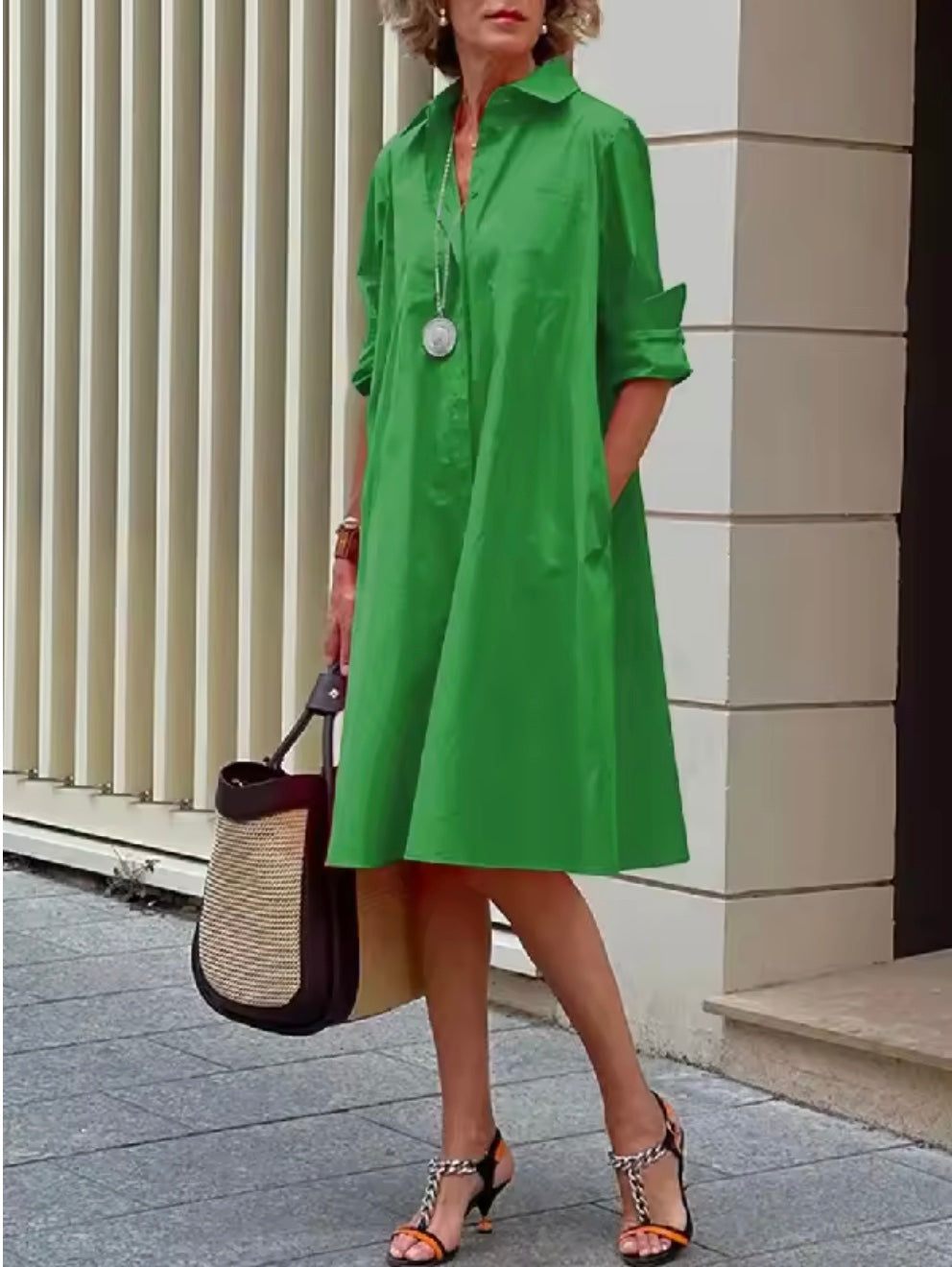 Judy | Timeless Shirt Dress - Eliza-Warszawa
