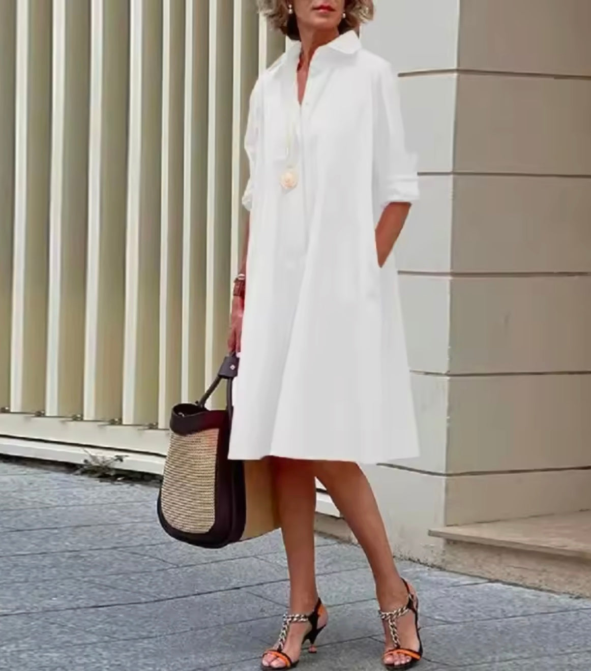Judy | Timeless Shirt Dress - Eliza-Warszawa