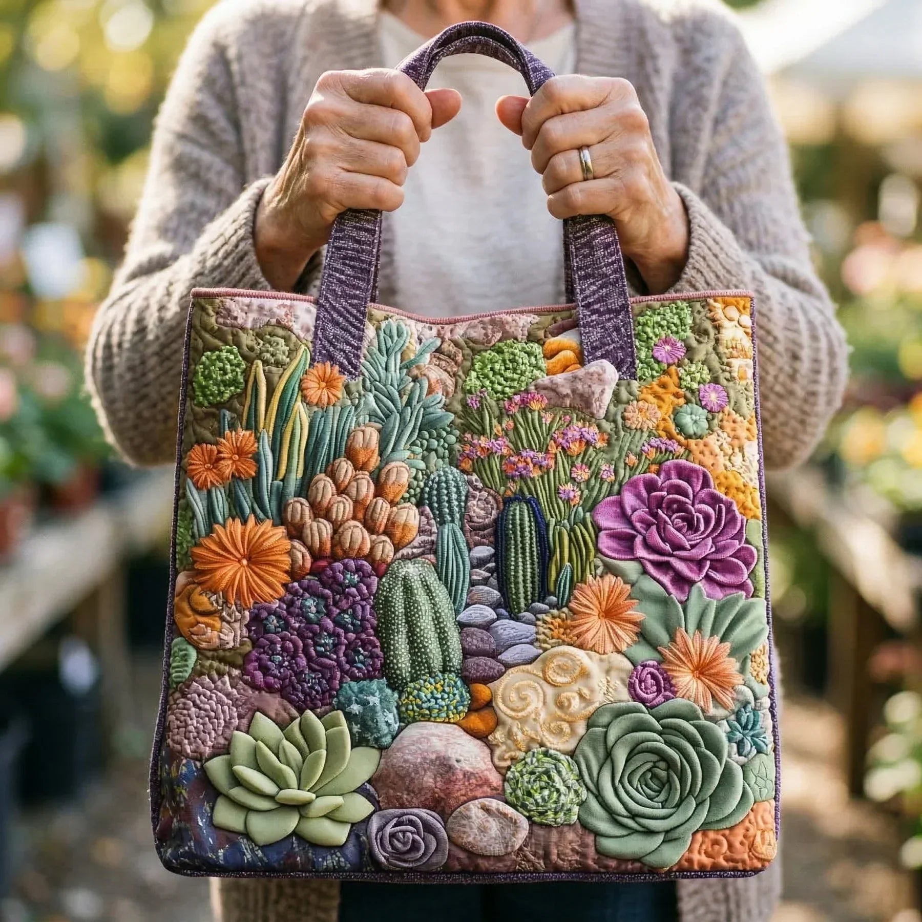 Kinsley | Handmade soft quilted bag - Eliza-Warszawa