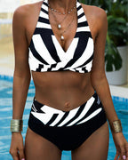 Kyana - Striped Bikini Set