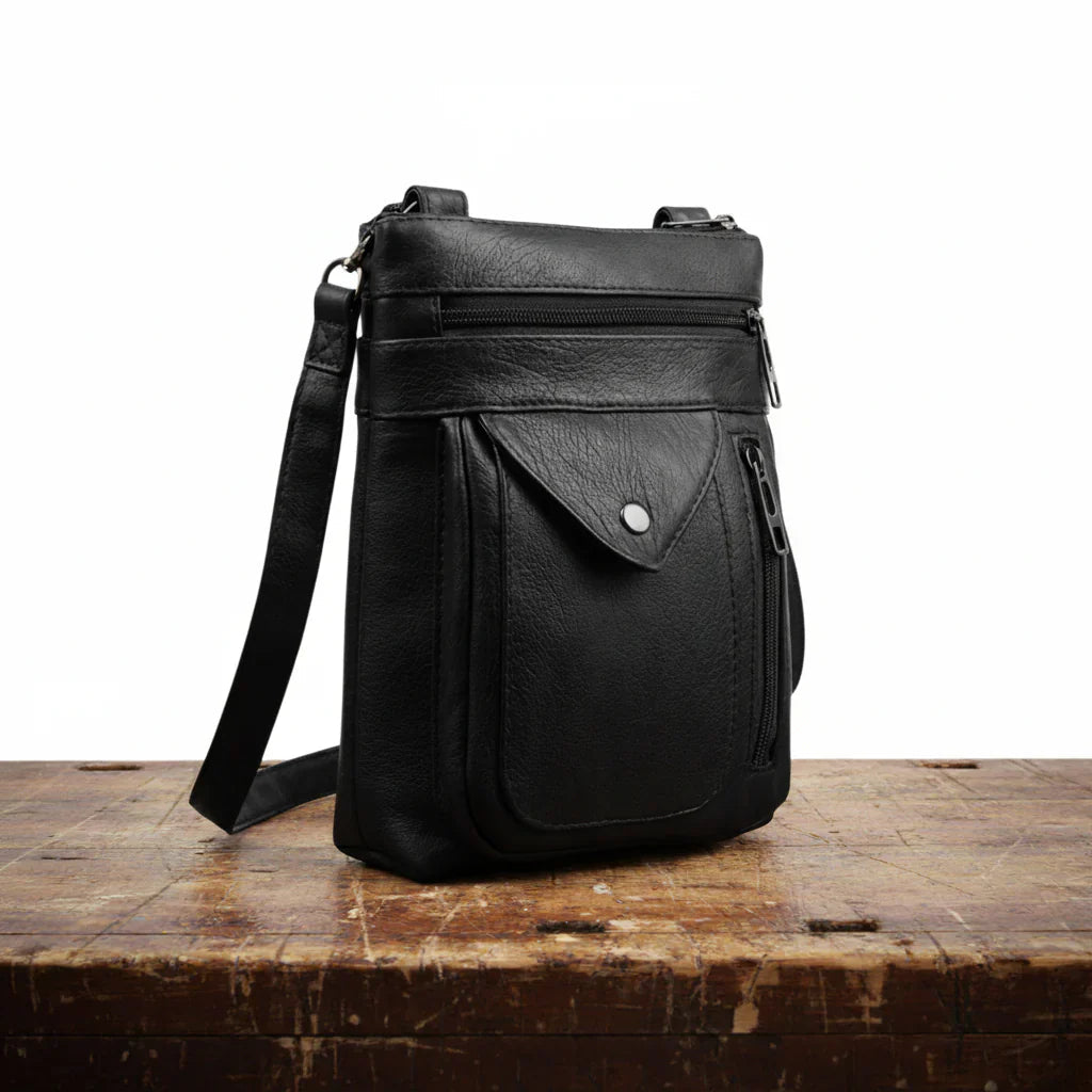 Leather Shoulder Bag - Eliza-Warszawa