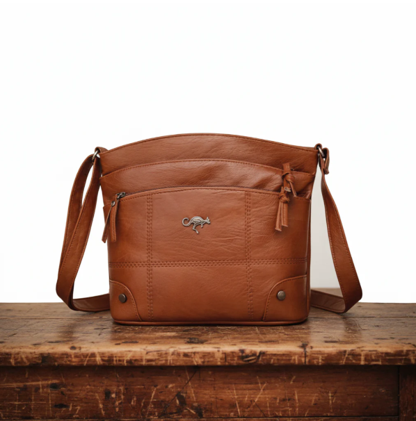 Leather Shoulder Bag - Eliza-Warszawa
