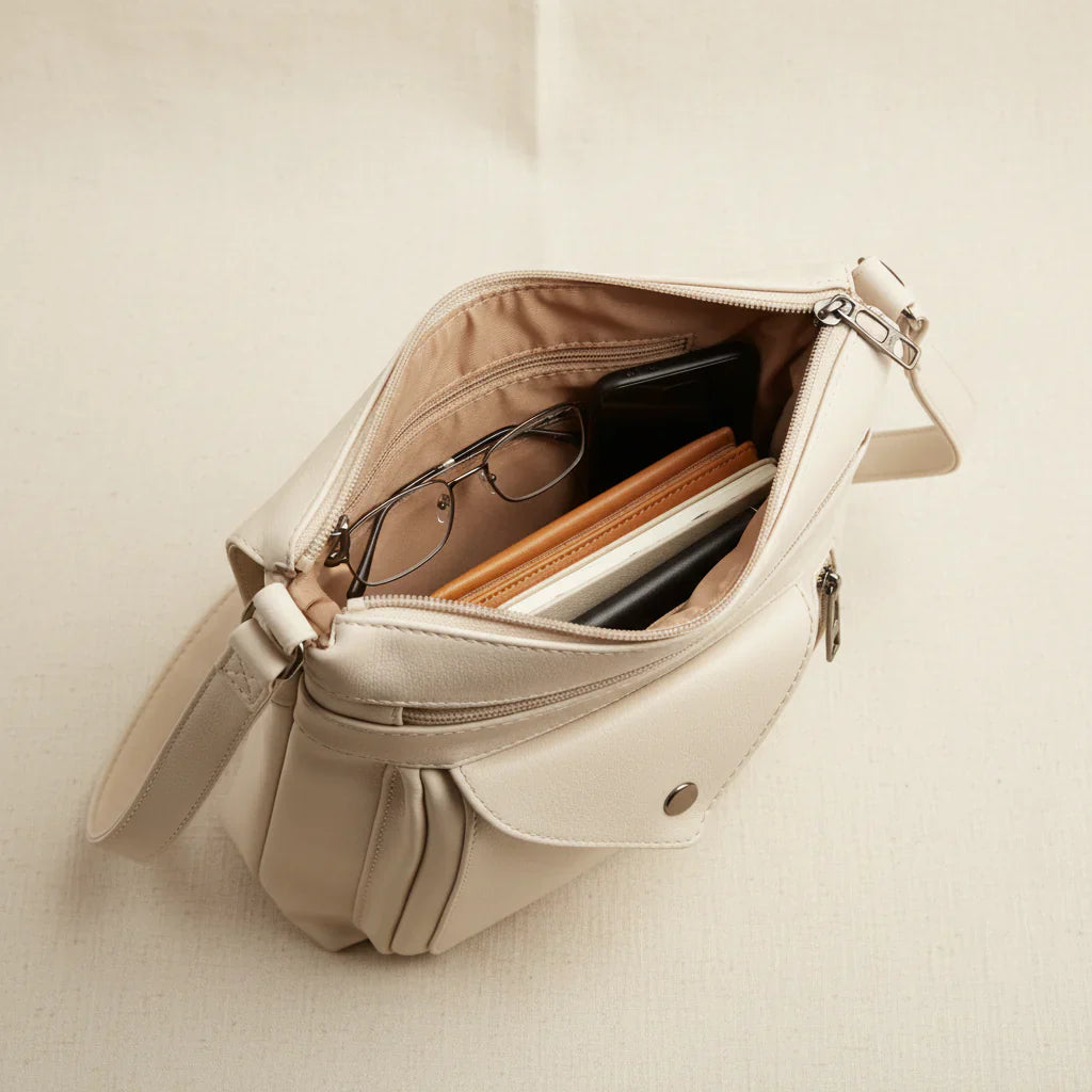 Leather Shoulder Bag - Eliza-Warszawa