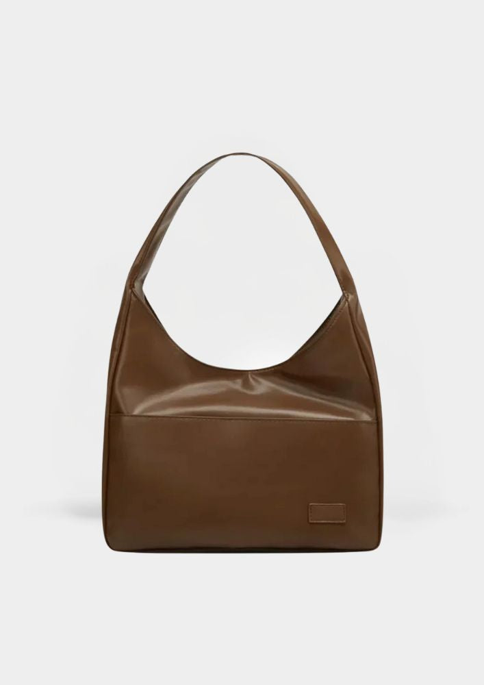 Liv™ - Casual Leather Hobo Bag - Eliza-Warszawa