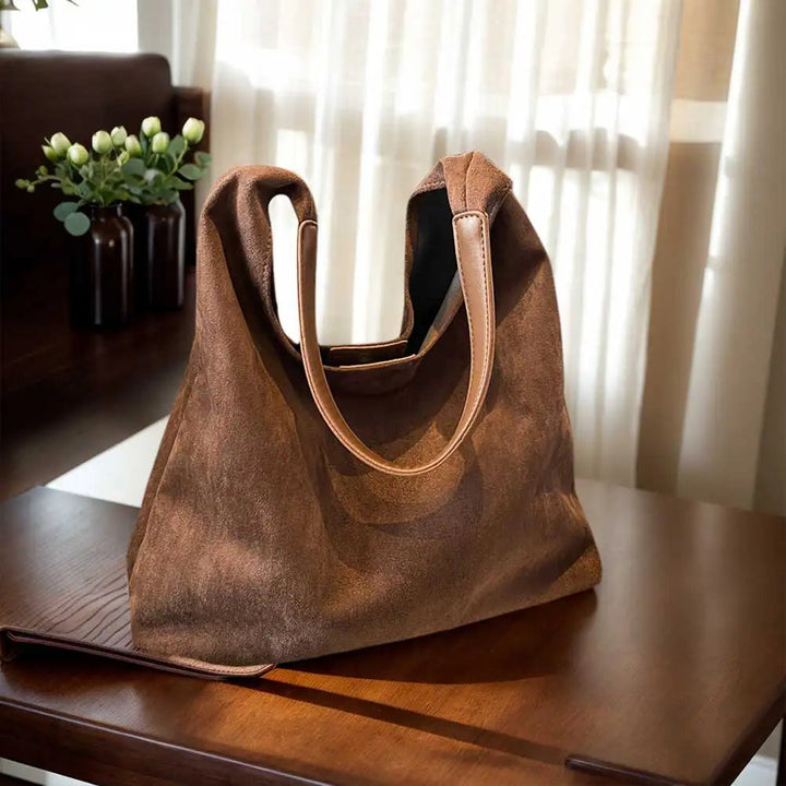 Liv™ - Casual Leather Hobo Bag - Eliza-Warszawa