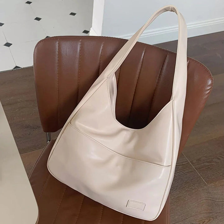 Liv™ - Casual Leather Hobo Bag - Eliza-Warszawa
