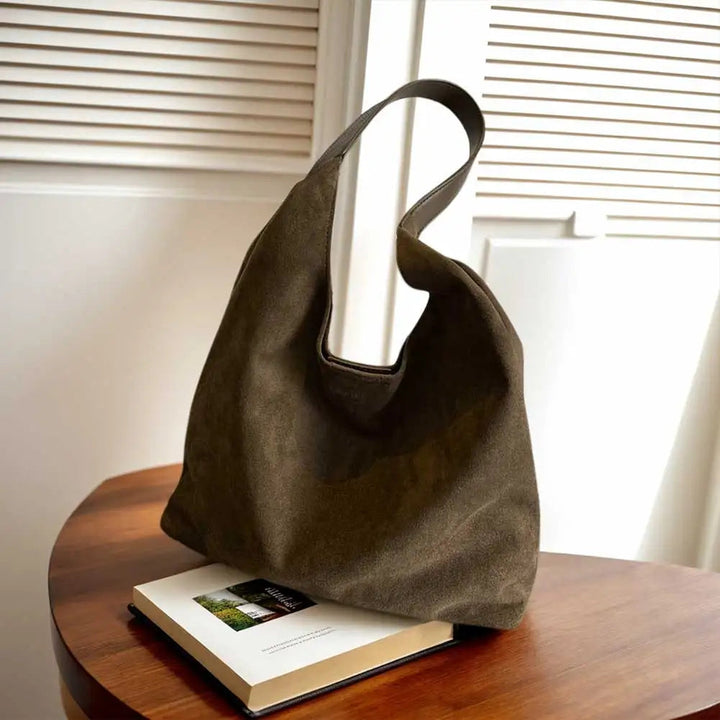 Liv™ - Casual Leather Hobo Bag - Eliza-Warszawa