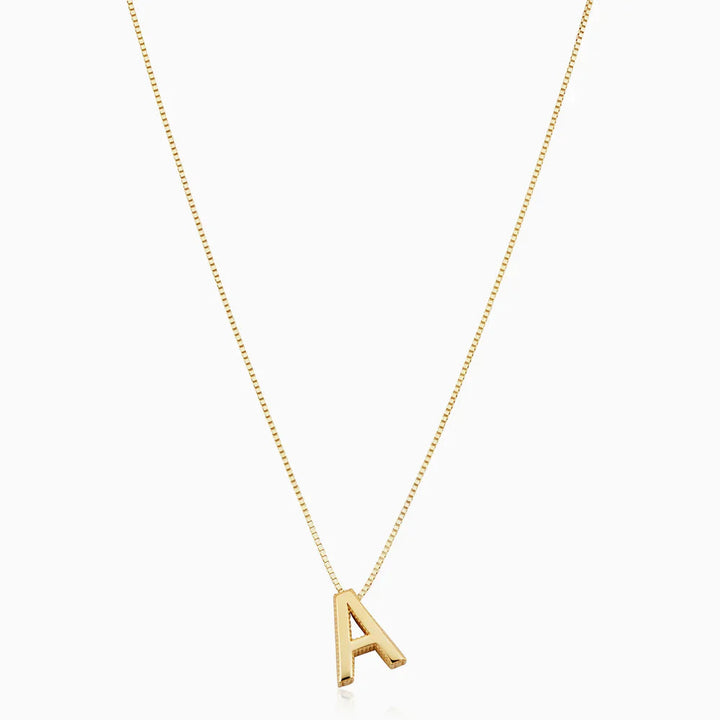 Love letter initial necklace