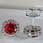 Lucia Rosavelle Earrings | White Gold - Eliza-Warszawa