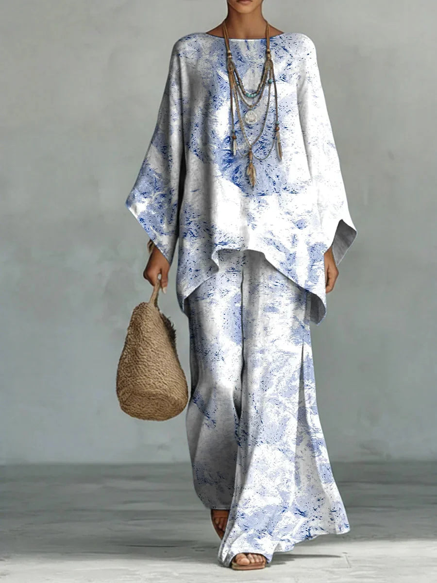Lucie Set | Printed Comfort Set - Eliza-Warszawa