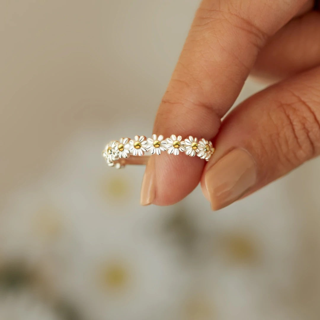 Luxurious Flower Ring - Eliza-Warszawa