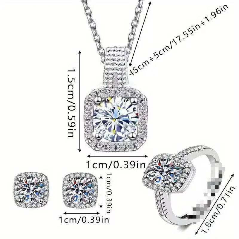 Luxury Cube Jewelry Set - Eliza-Warszawa