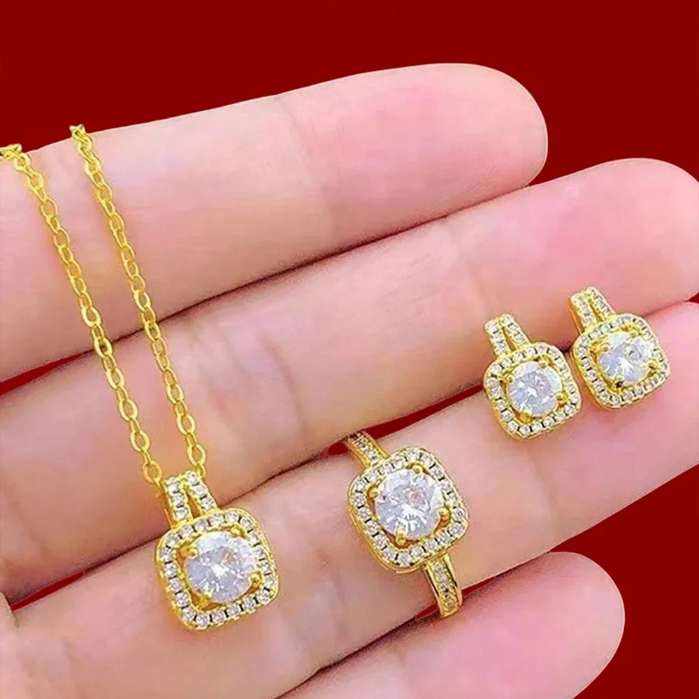 Luxury Cube Jewelry Set - Eliza-Warszawa