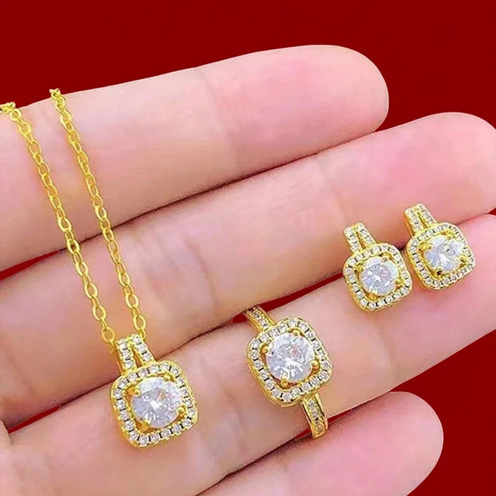 Luxury Cube Jewelry Set