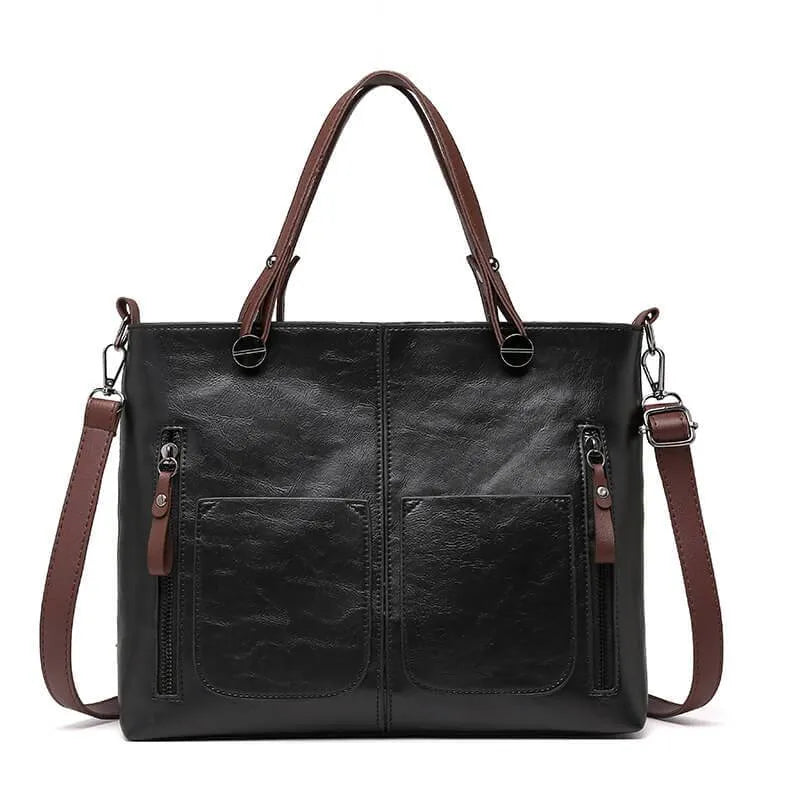 Maelis™ - Stylish Leather Shoulder Bag - Eliza-Warszawa
