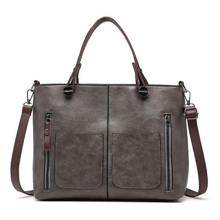 Maelis™ - Stylish Leather Shoulder Bag - Eliza-Warszawa