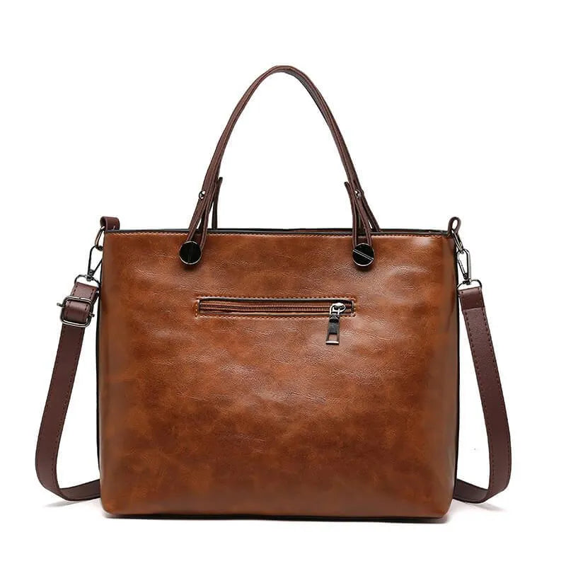 Maelis™ - Stylish Leather Shoulder Bag - Eliza-Warszawa