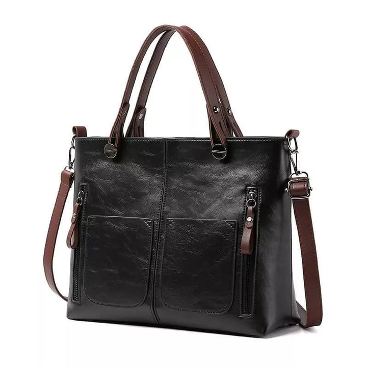 Maelis™ - Stylish Leather Shoulder Bag - Eliza-Warszawa
