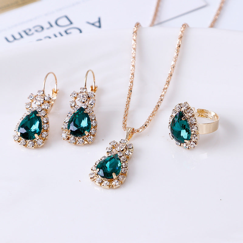 Marceline Jadehart Jewelry Set | Gold - Eliza-Warszawa