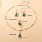 Marceline Jadehart Jewelry Set | Gold - Eliza-Warszawa