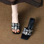 Maren Sculpted Heel Slide Sandals - Eliza-Warszawa