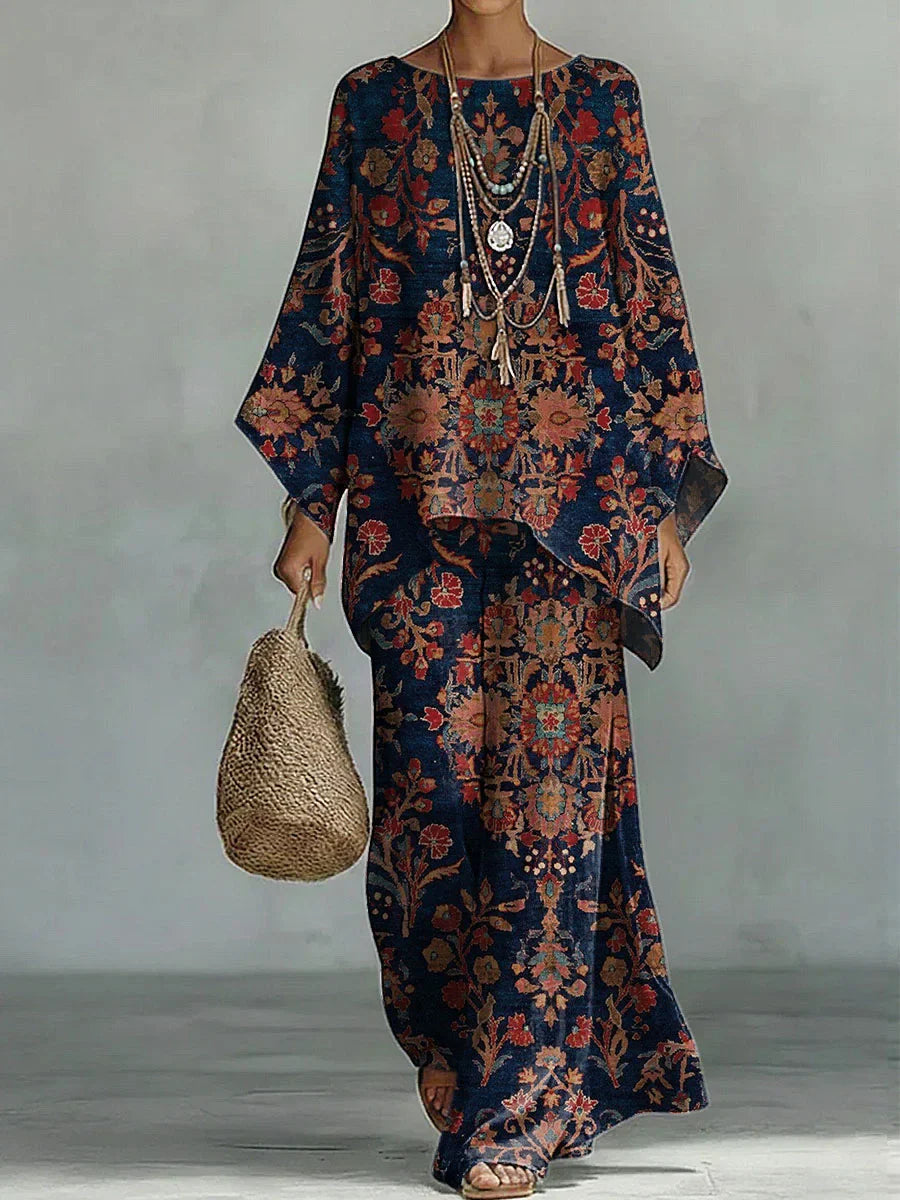 Margot Set | Printed Comfort Set - Eliza-Warszawa