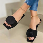 Maribel Woven Slides - Eliza-Warszawa