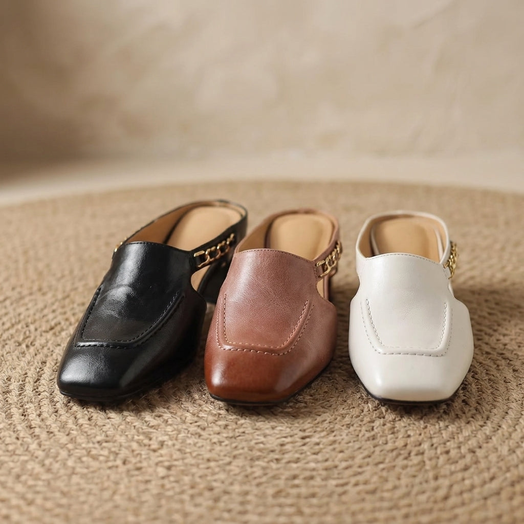 Marilyn Slip-on Mules - Eliza-Warszawa