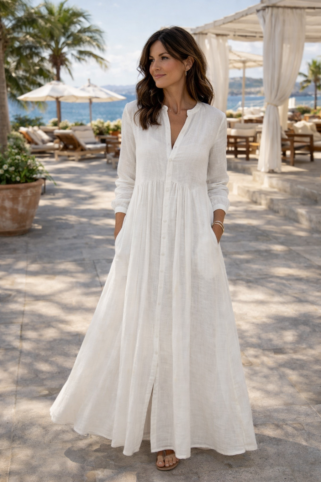 Mary | Elegant Maxi Dress - Eliza-Warszawa