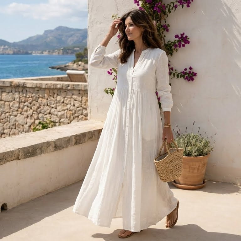Mary | Elegant Maxi Dress - Eliza-Warszawa