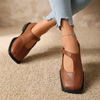 Maura Square Toe Flats - Eliza-Warszawa