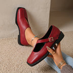 Maura Square Toe Flats - Eliza-Warszawa