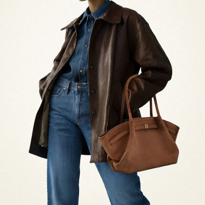 Maxi Suede Henna bag - Eliza-Warszawa