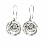 Maze Silver Earrings