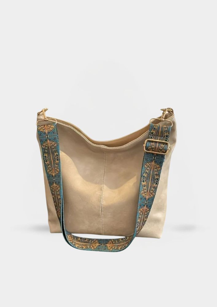 Mirelda – Casual Shoulder Bag with Wide Strap - Eliza-Warszawa