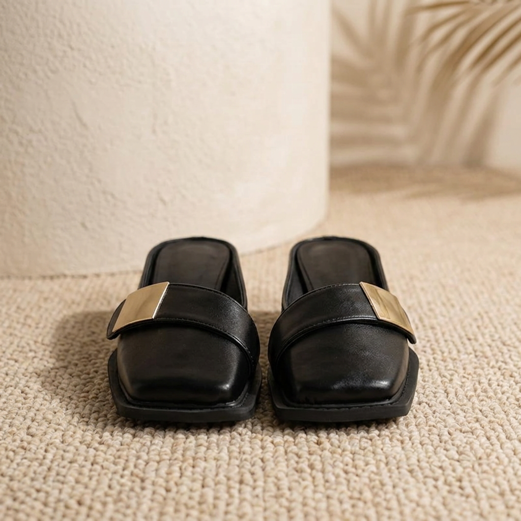 Molly Square Toe Flats - Eliza-Warszawa