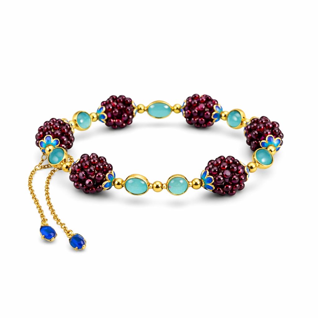 Natural Stone Berries Bracelet