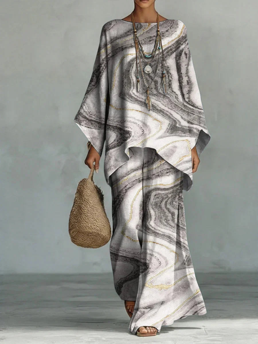 Noémie Set | Printed Comfort Set - Eliza-Warszawa