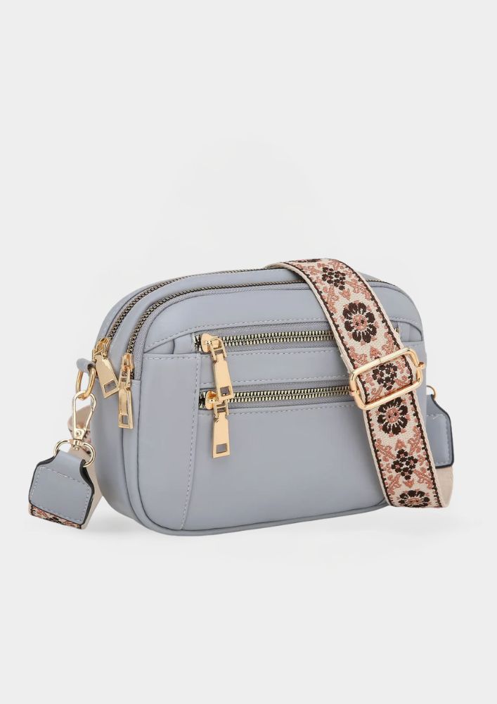 Nola™ – Elegant crossover bag with wide straps - Eliza-Warszawa