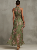 Nora | Elegant Floral Dress - Eliza-Warszawa
