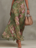 Nora | Elegant Floral Dress - Eliza-Warszawa