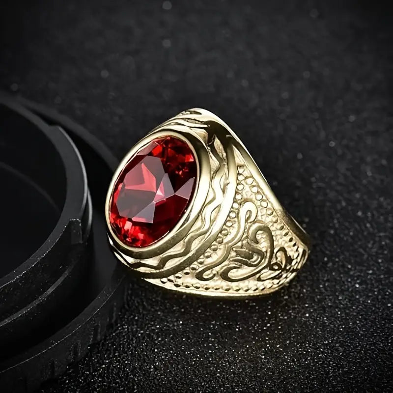 Ravelle Sangris Ring | Gold - Eliza-Warszawa