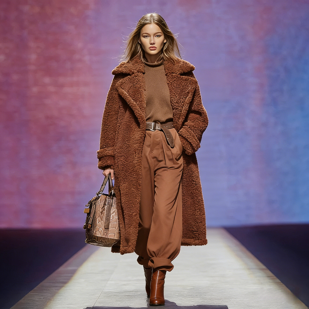 Retro Classic Versatile Warm Sherpa Coat