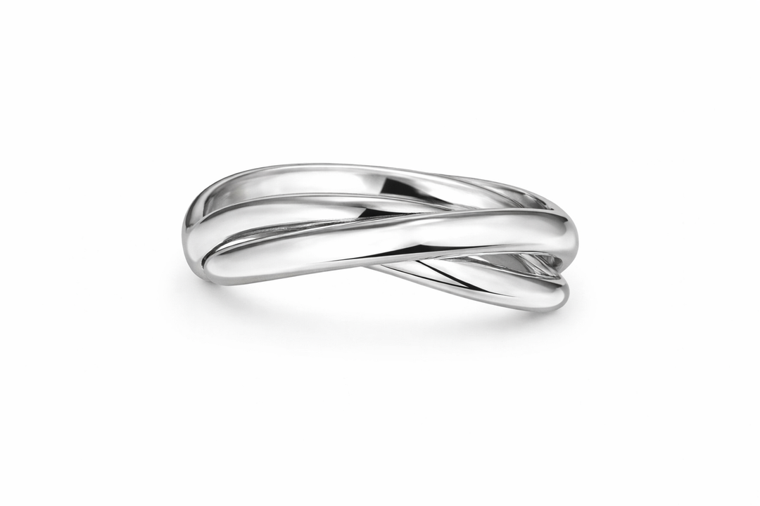 Romantic Sterling Silver Charm Ring