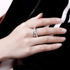 Romantic Sterling Silver Charm Ring