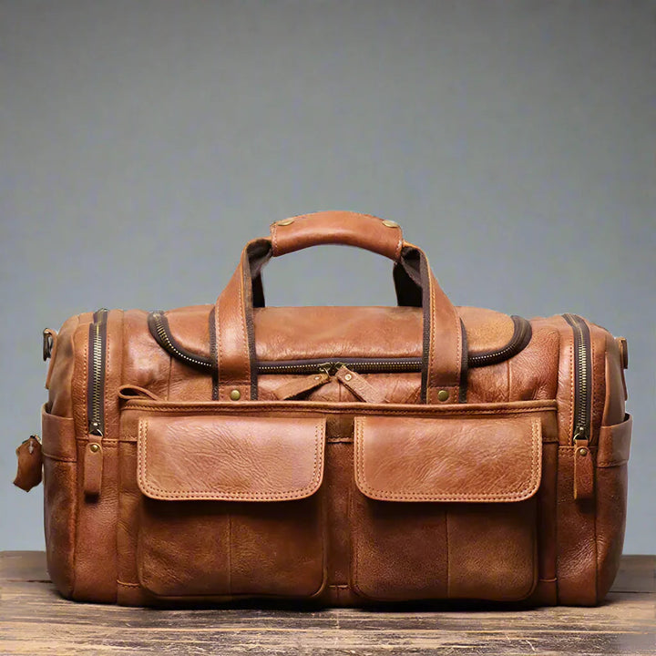 Ronan Vale™ Genuine Leather Duffle Bag - Eliza-Warszawa