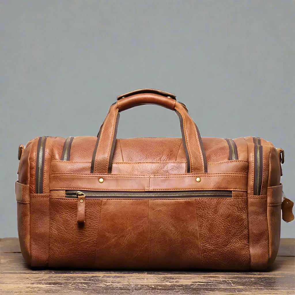 Ronan Vale™ Genuine Leather Duffle Bag - Eliza-Warszawa